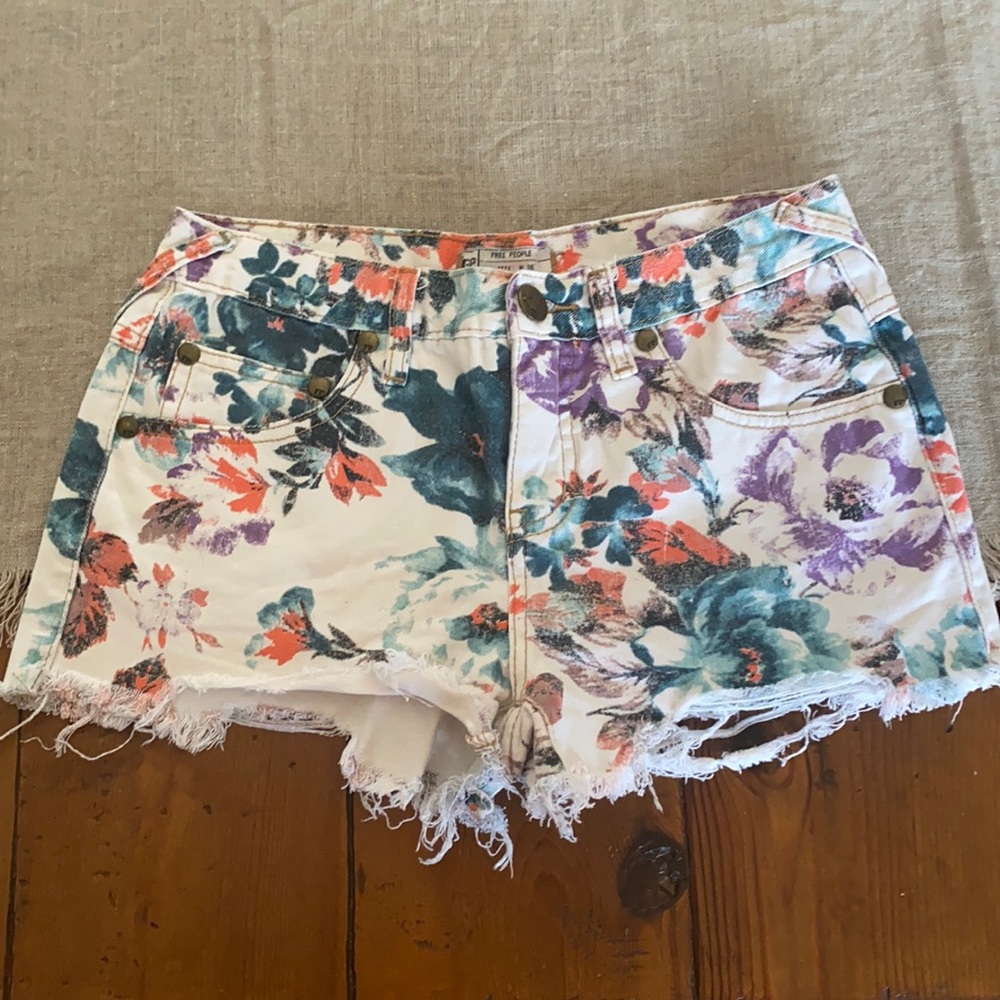 Free people Jean shorts